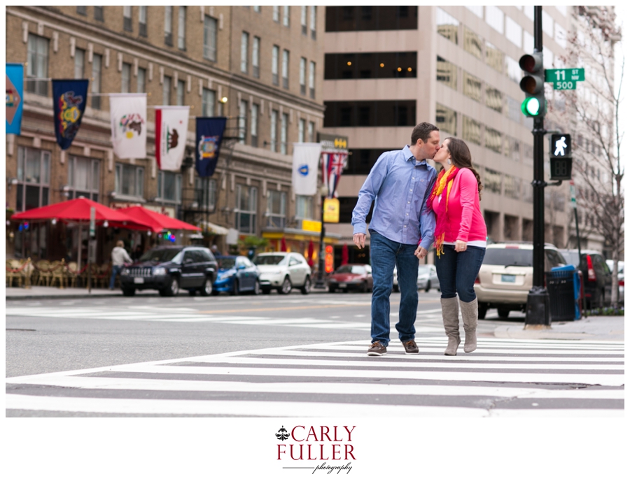 Washington DC Engagement - Street Cross Walk photo