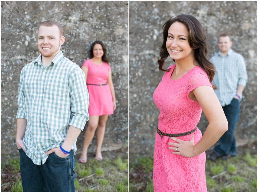 Fort Smallwood Fort - Spring Engagement Photograph