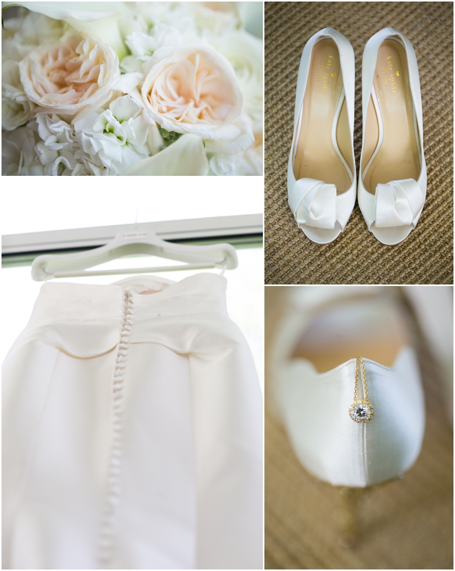 Eastern Shore Wedding Photograph - Kate Spade Bridal Shoe