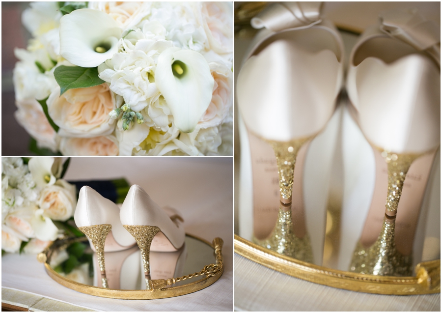 Eastern Shore Wedding Photograph - Kate Spade Bridal Shoe