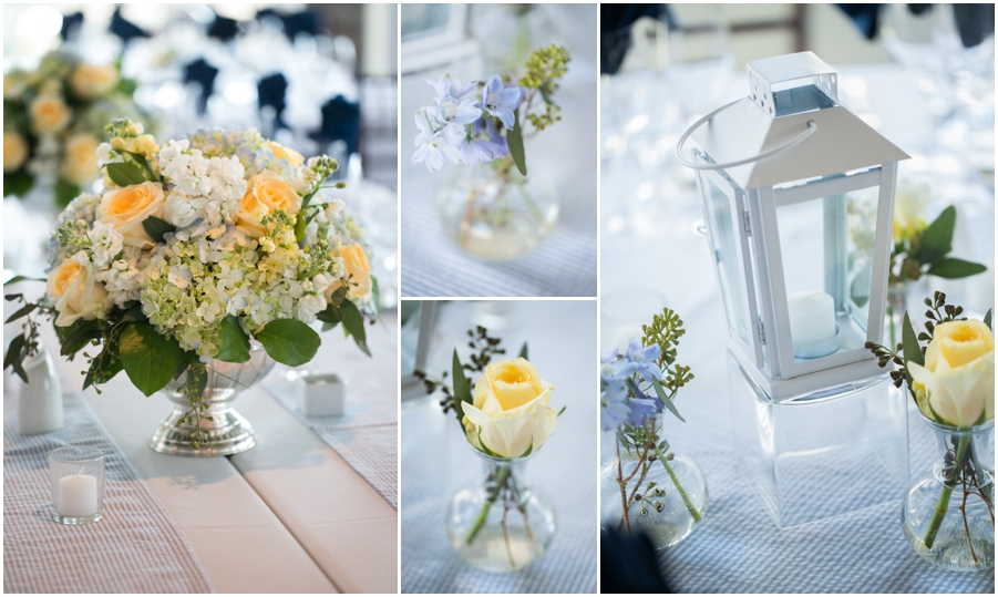 Eastern Shore Wedding Photograph - Silver Swan Bayside Wedding - Blue and Yellow Wedding Colors