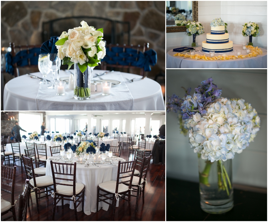 Eastern Shore Wedding Photograph - Silver Swan Bayside Wedding - Blue and Yellow Wedding Colors