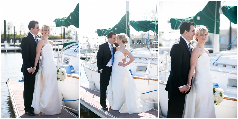 Eastern Shore Wedding Photograph - Silver Swan Bayside Marina Wedding - Dock Wedding Photo