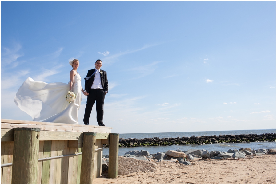 Eastern Shore Wedding Photograph - Silver Swan Bayside Wedding - Chesapeake Bay Waterfront Sunset Wedding Photograph