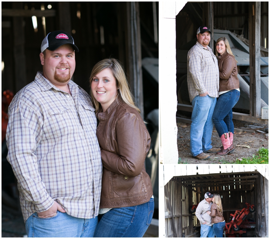 Davidsonville Farm Engagement Session - Barn Engagement Photographer