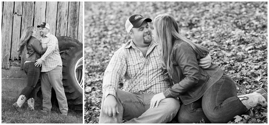 Davidsonville Farm Engagement Photographs - Fall Engagement Photographer