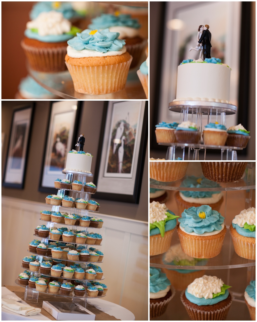 Chesapeake Bay Beach Club Wedding Details - Cupcake Wedding Tower