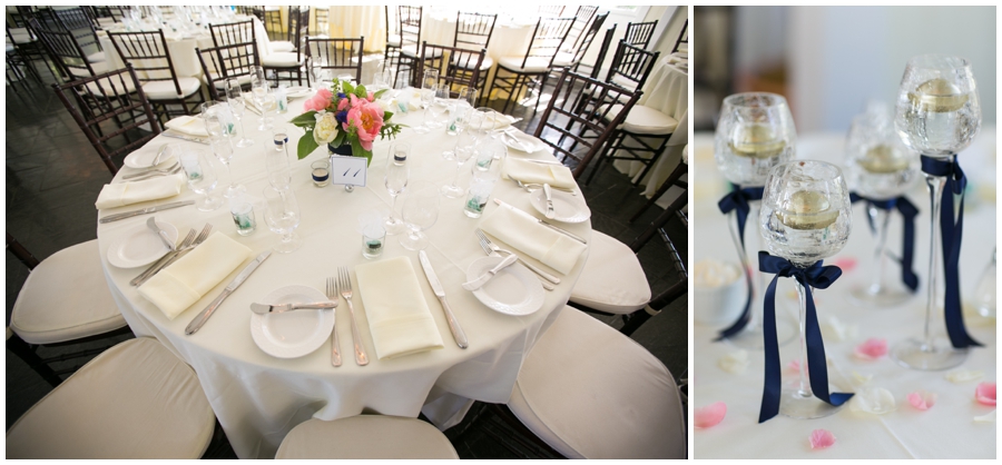 Chesapeake Bay Beach Club Wedding Photographer - Nautical Wedding Details - Local Color Flowers - Fiona's Cakes