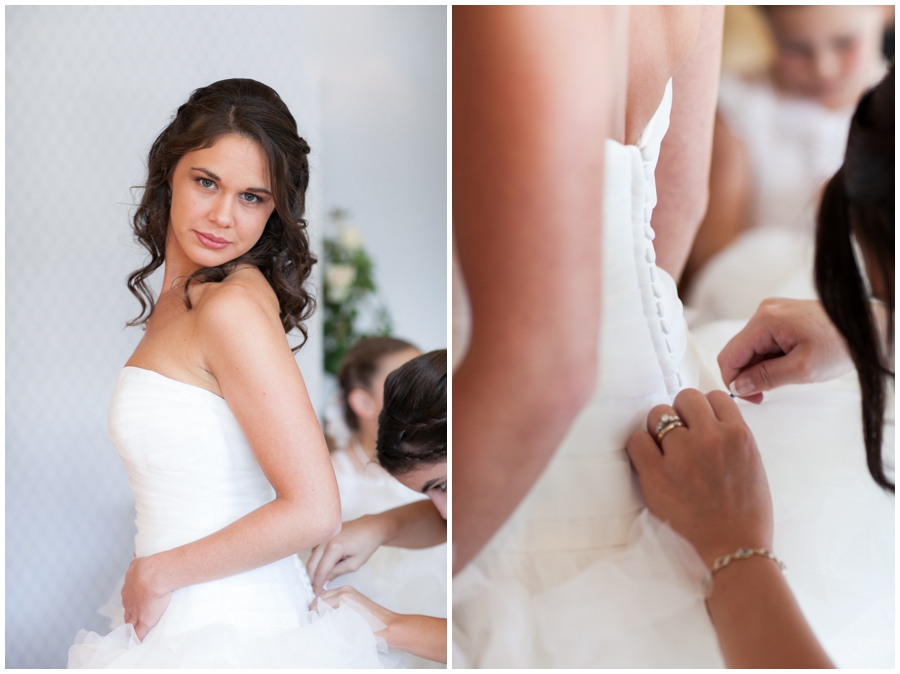 Beach House Wedding - Waterfront Bridal Portrait