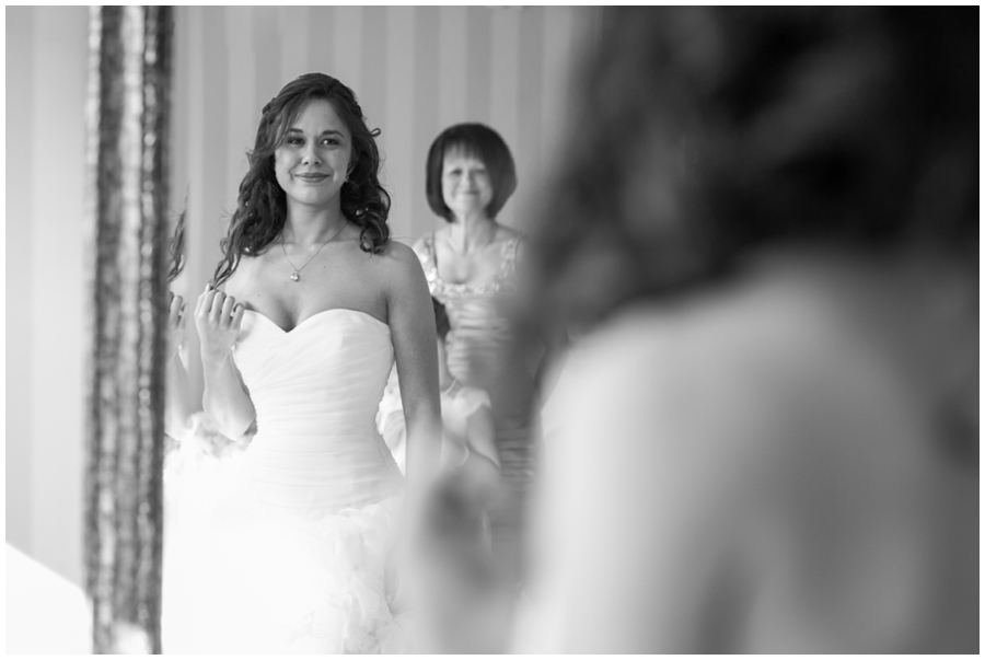 Beach House Wedding - Waterfront Bridal Portrait