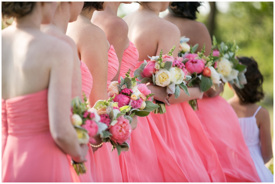 Chesapeake Bay Beach Club Wedding Photographer - Local Color Flowers - Chesapeake Bay Sunset Ceremony