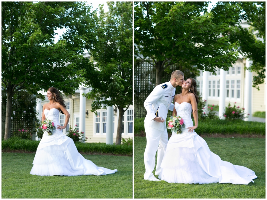 Waterfront Wedding Photographer - Chesapeake Bay Marriage Portrait