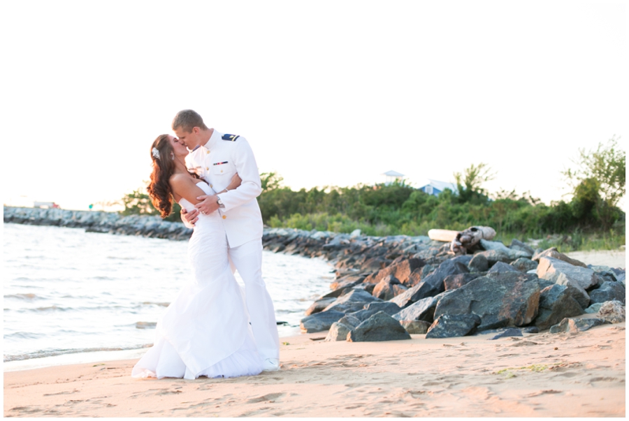 Sunset Beach Wedding Photography - Chesapeake Bay Beach Club Wedding Photographer