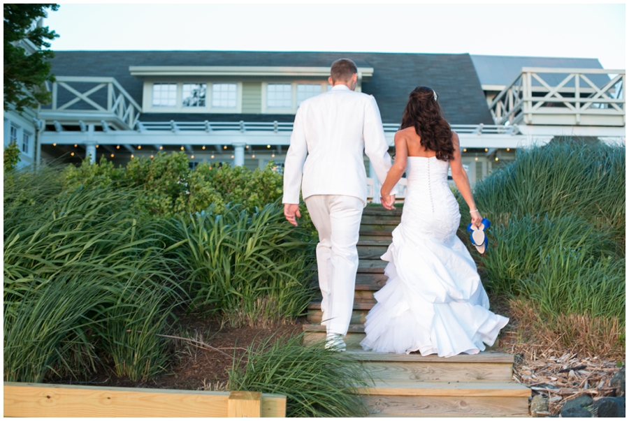 Sunset Beach Wedding Photography - Chesapeake Bay Beach Club Wedding Photographer