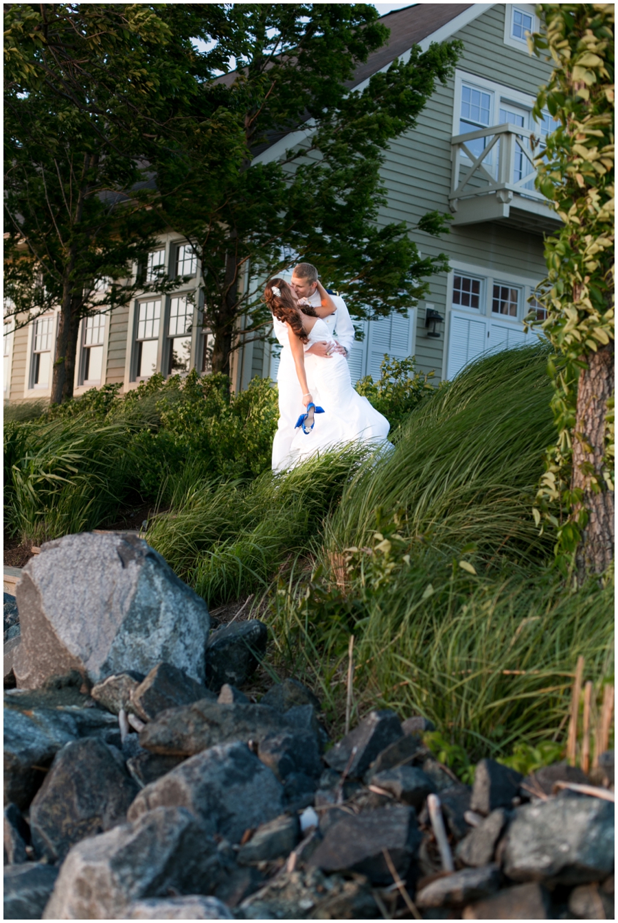 Sunset Beach Wedding Photography - Chesapeake Bay Beach Club Wedding Photographer