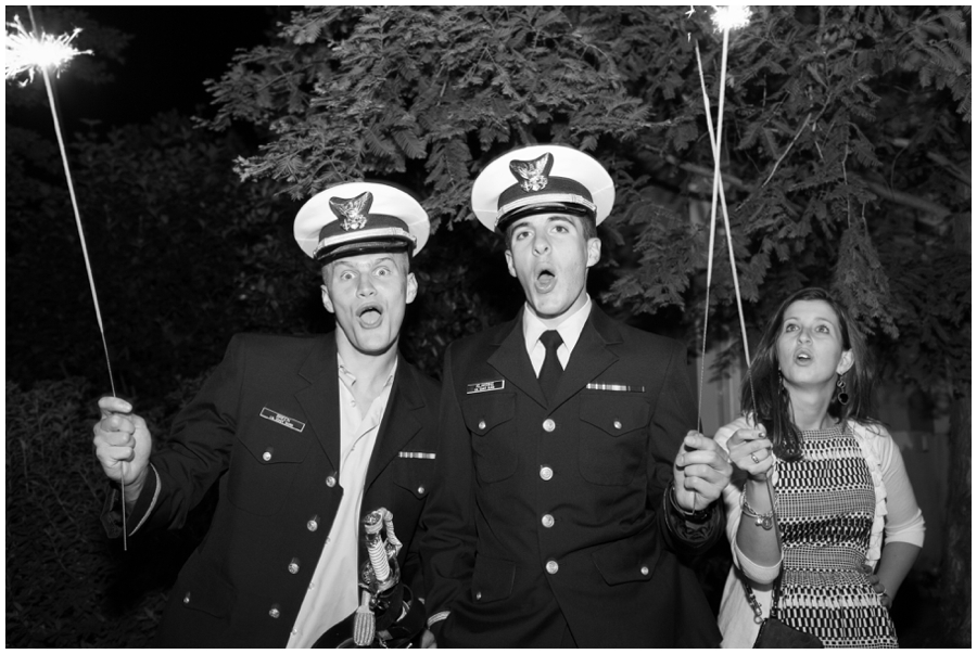 Tavern Ballroom Wedding Sparkler Exit Photographs - Chesapeake Bay Beach Club Wedding Sparkler Photographer