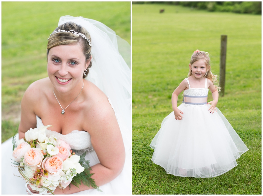 Spring Bridal Portrait - Davidsonville Farm Wedding Photographer