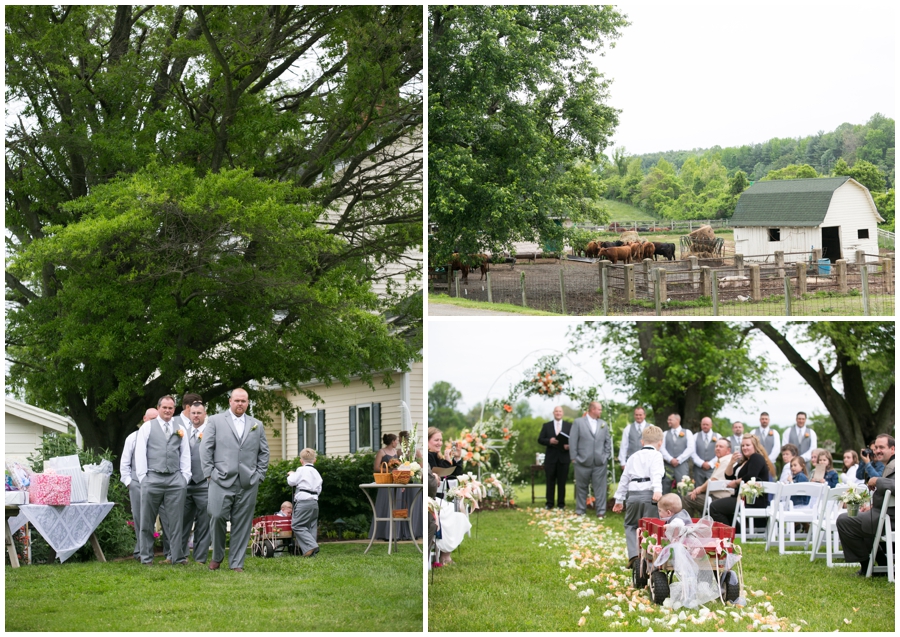 Spring Farm country wedding details - Davidsonville Farm Wedding Photographer