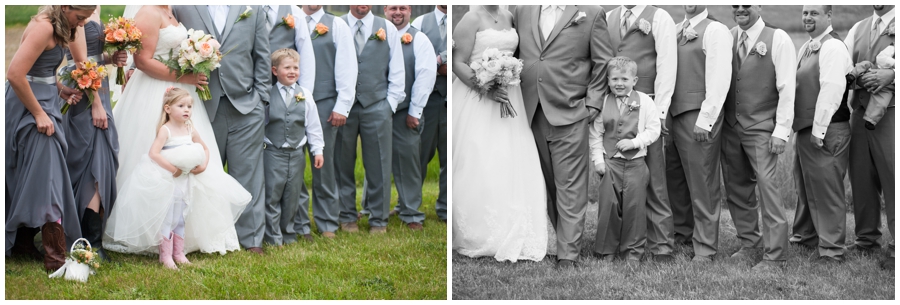 Rustic Farm wedding party photo - Davidsonville Country Farm Wedding Photographer