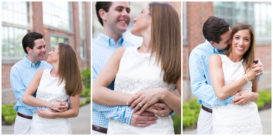 Tide Point Engagement Photographer - Baltimore Jcrew Engagement Photographs