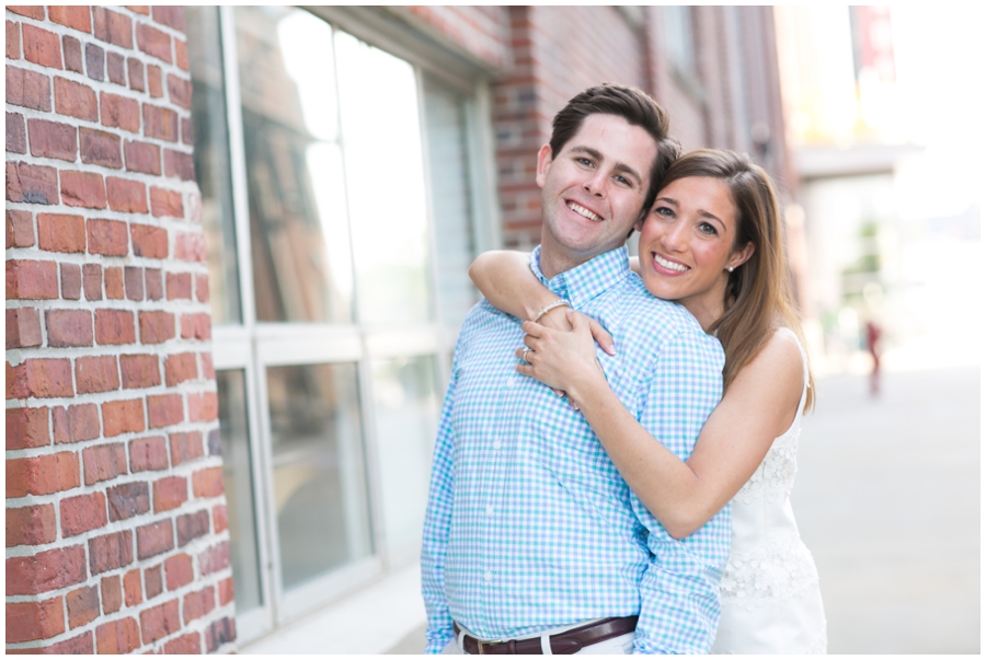 Tide Point Engagement Photographer - Baltimore Preppy Engagement Photographs