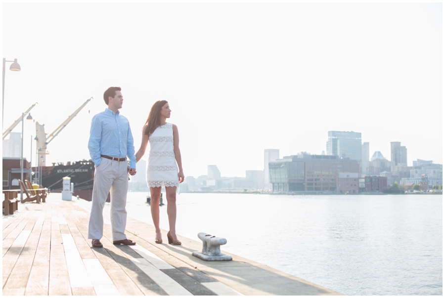 Tide Point Engagement Photography - Baltimore Waterfront Engagement Photographs