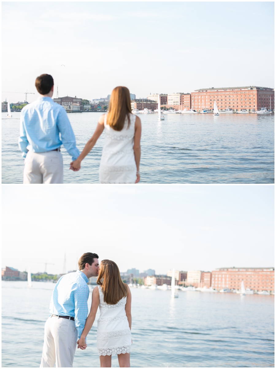 Tide Point Waterfront Photographs - Baltimore Waterfront Engagement Photographs