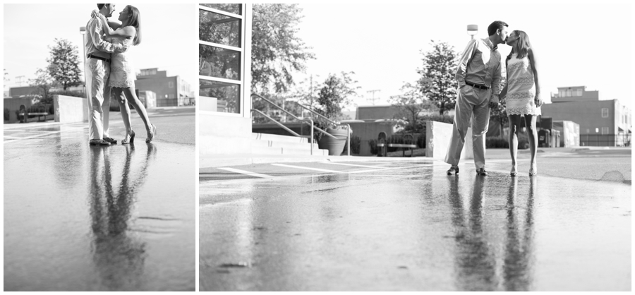 Tide Point Reflection Photograph - Baltimore Waterfront Engagement Photographer