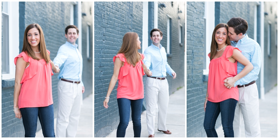 Tide Point rowhouse Photograph - Baltimore Engagement Photographer