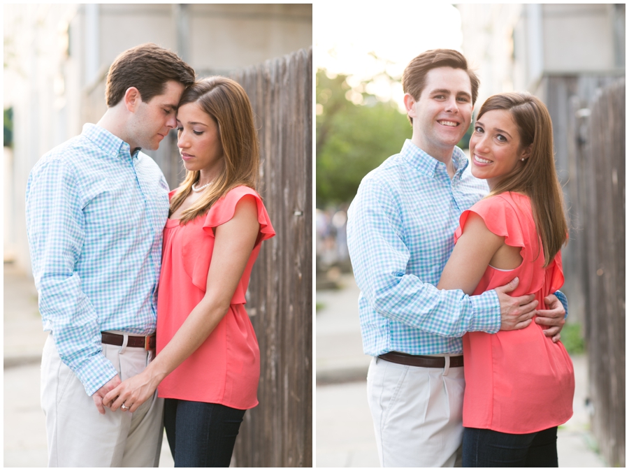 Sunset Baltimore Engagement session - Tide Point Engagement Photographer