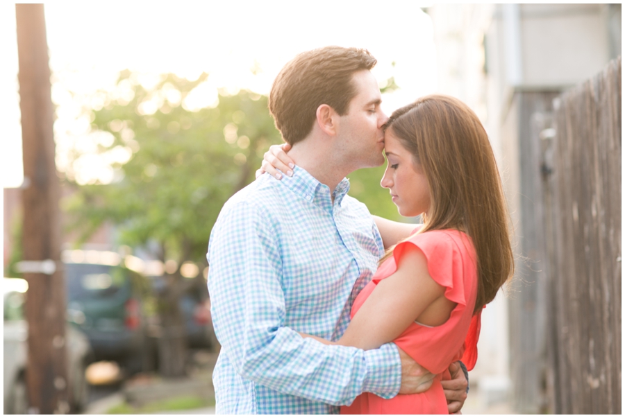 Sunset Baltimore Engagement session - Tide Point Engagement Photographs