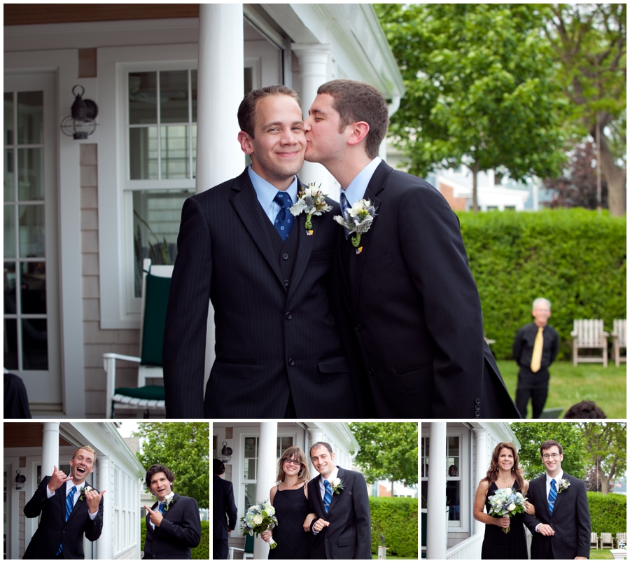 MA LGBT Wedding Photographer - HIngham MA waterfront outdoor ceremony