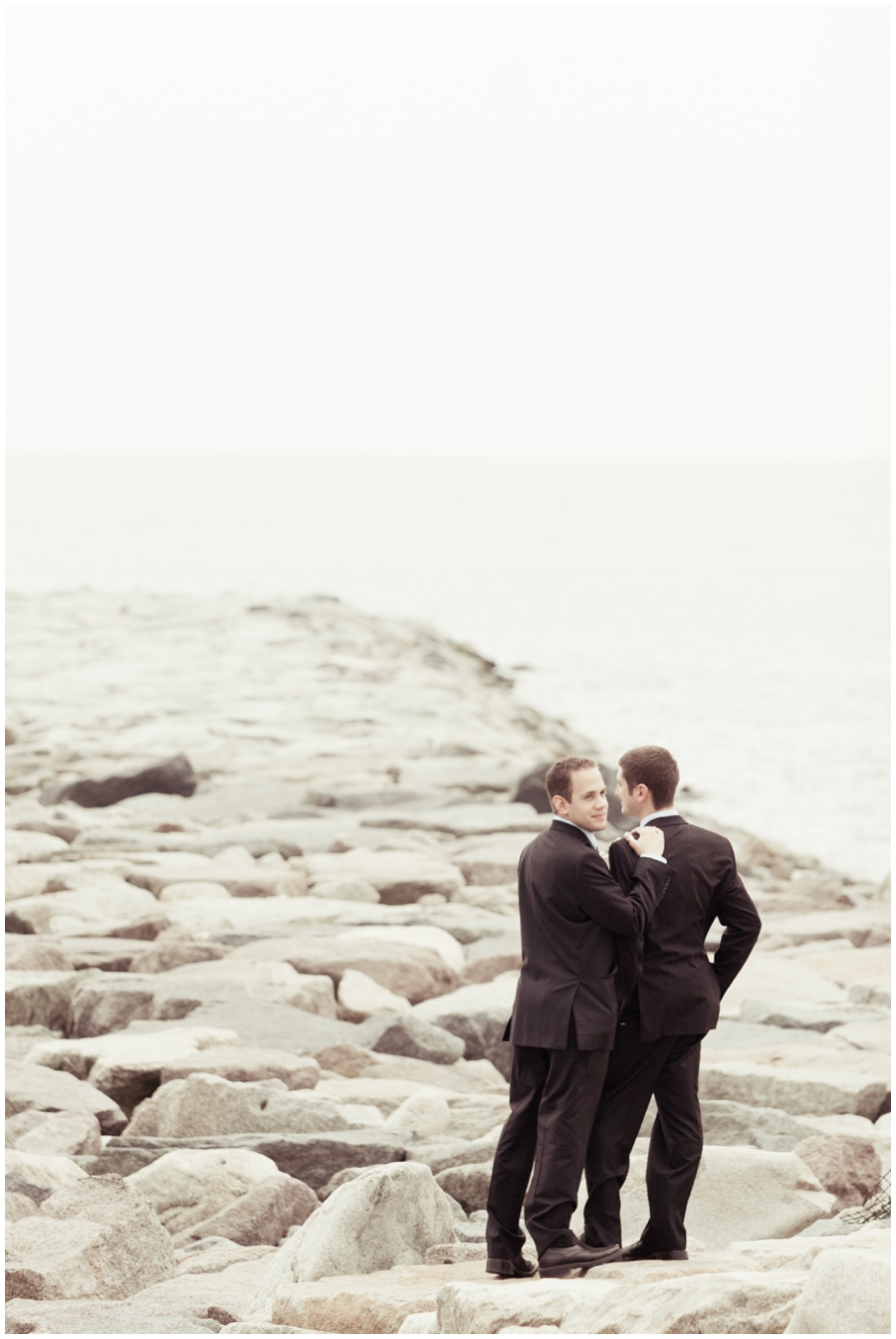 Scituate MA Lighthouse Wedding Photograph - MA Destination Wedding Photographer