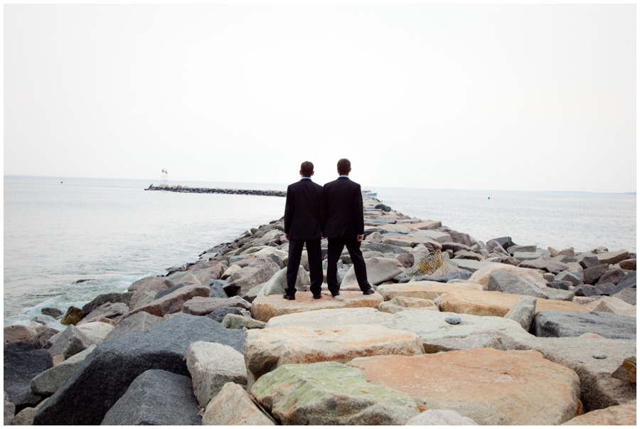 Scituate MA Lighthouse Wedding Photograph - MA Destination Wedding Photographer