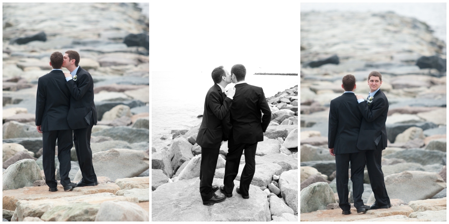 Scituate MA Lighthouse Wedding Photograph - MA Destination Wedding Photographer