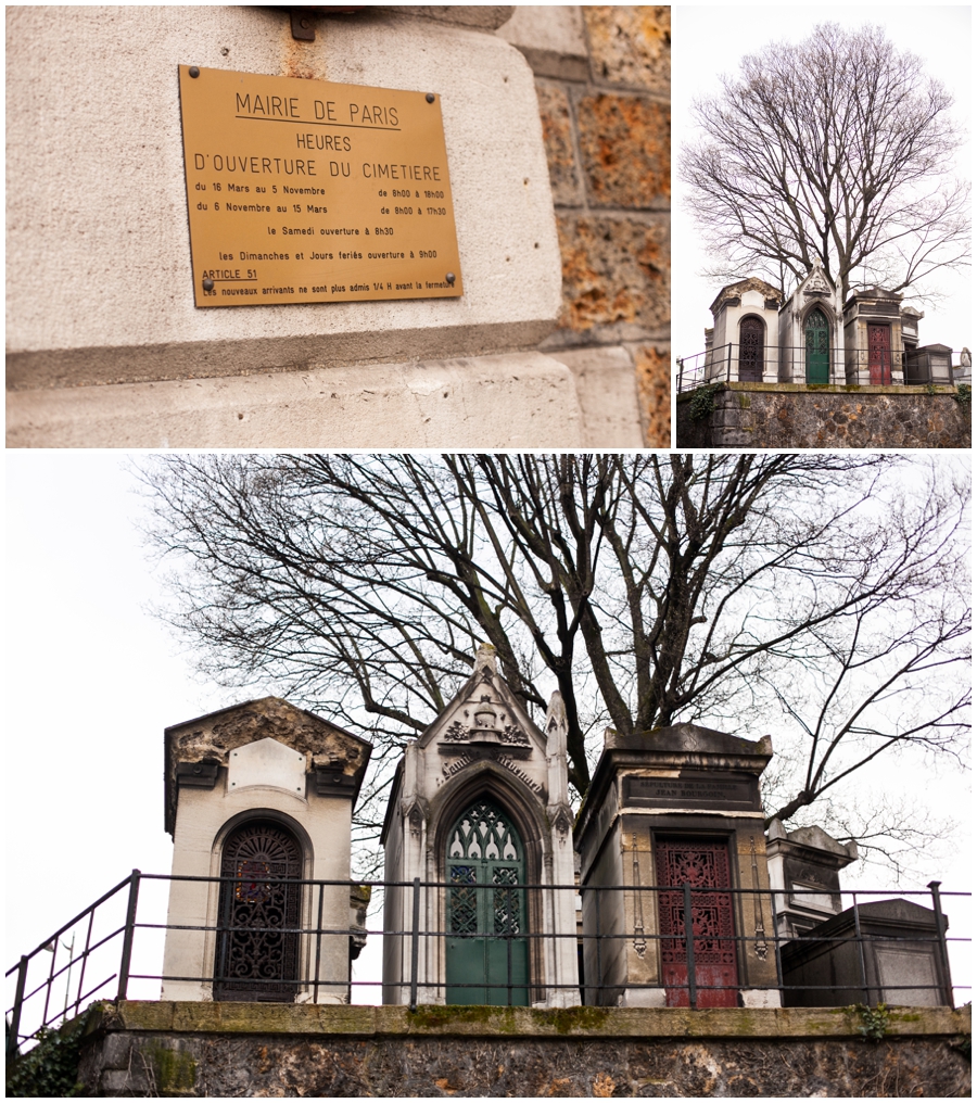 American Photographer in Paris - Montmartre Cemetery Paris France Image