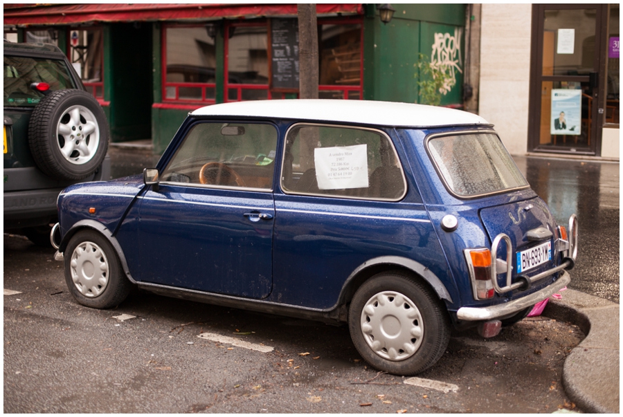 Blue Euro Car - American Photographer in Paris