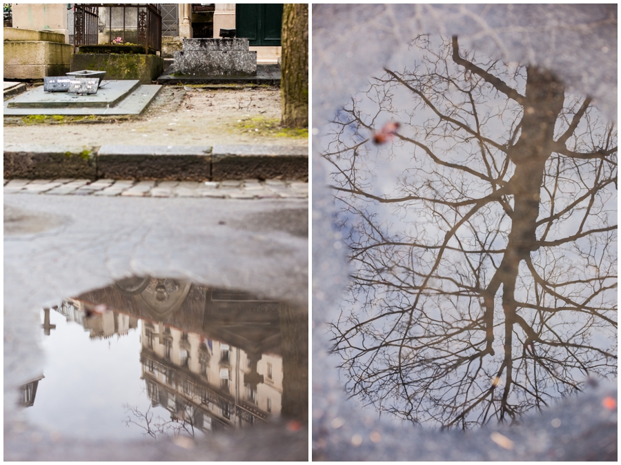 Paris Reflection - American Photographer in Paris - Montmartre Cemetery Paris France Image