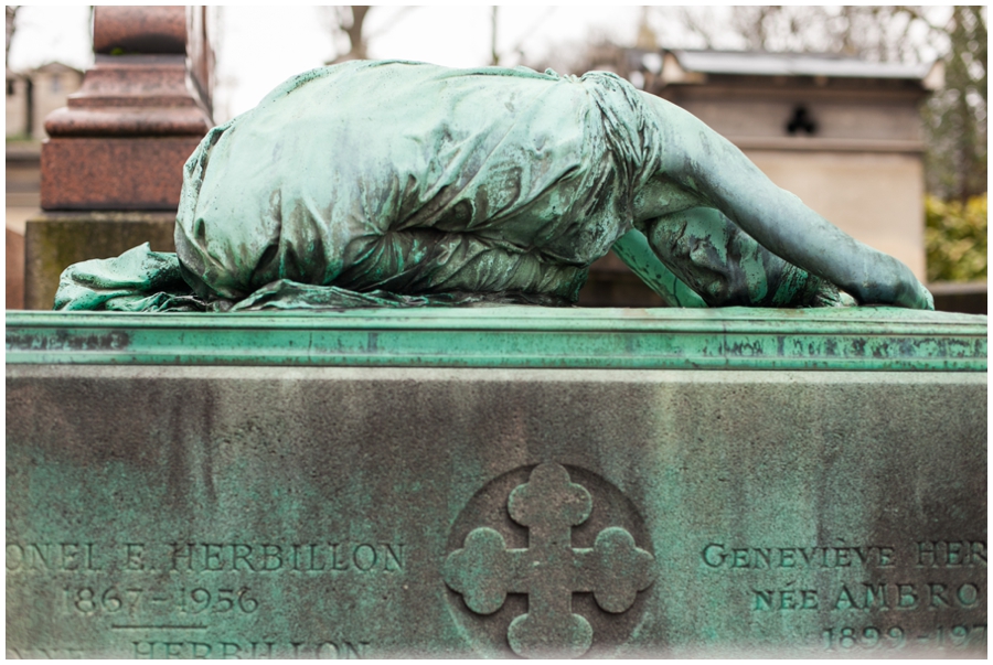 American Photographer in Paris - Montmartre Cemetery Paris France Image