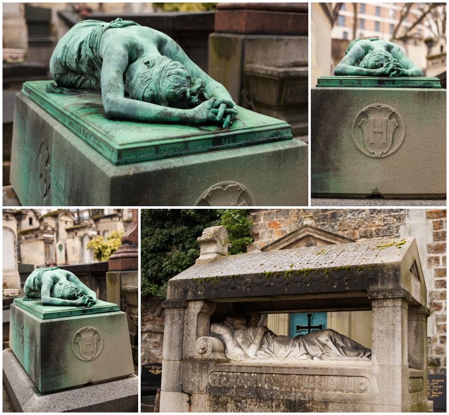 American Photographer in Paris - Montmartre Cemetery Paris France Image