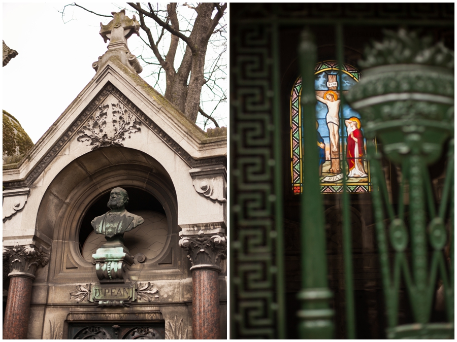 American Photographer in Paris - Montmartre Cemetery Paris France Image