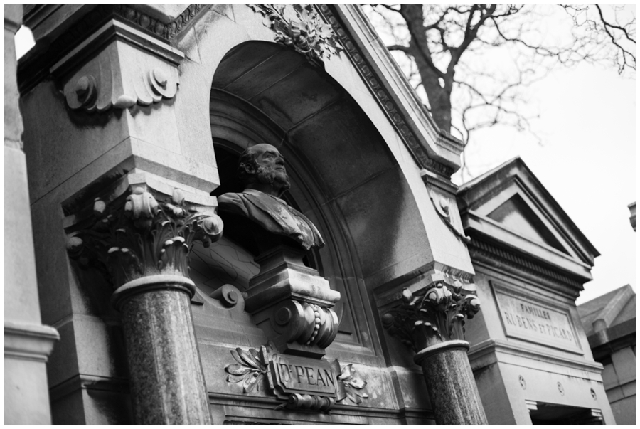 American Photographer in Paris - Montmartre Cemetery Paris France Image