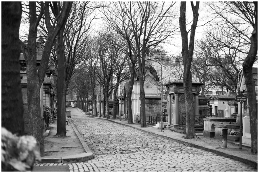 American Photographer in Paris - Montmartre Cemetery Paris France Image