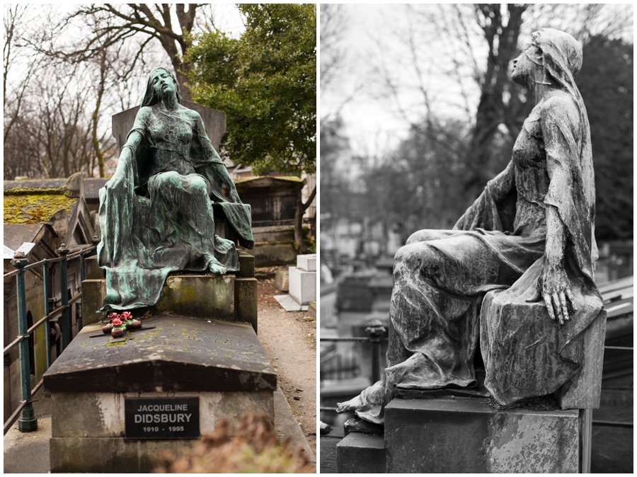 American Photographer in Paris - Montmartre Cemetery Paris France Image