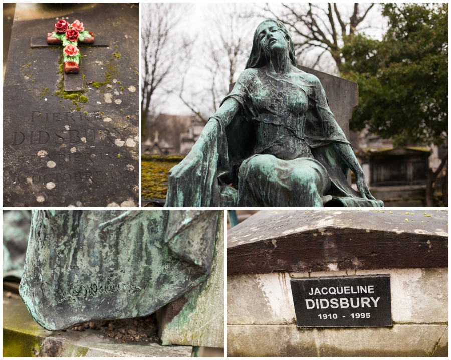 American Photographer in Paris - Montmartre Cemetery Paris France Image