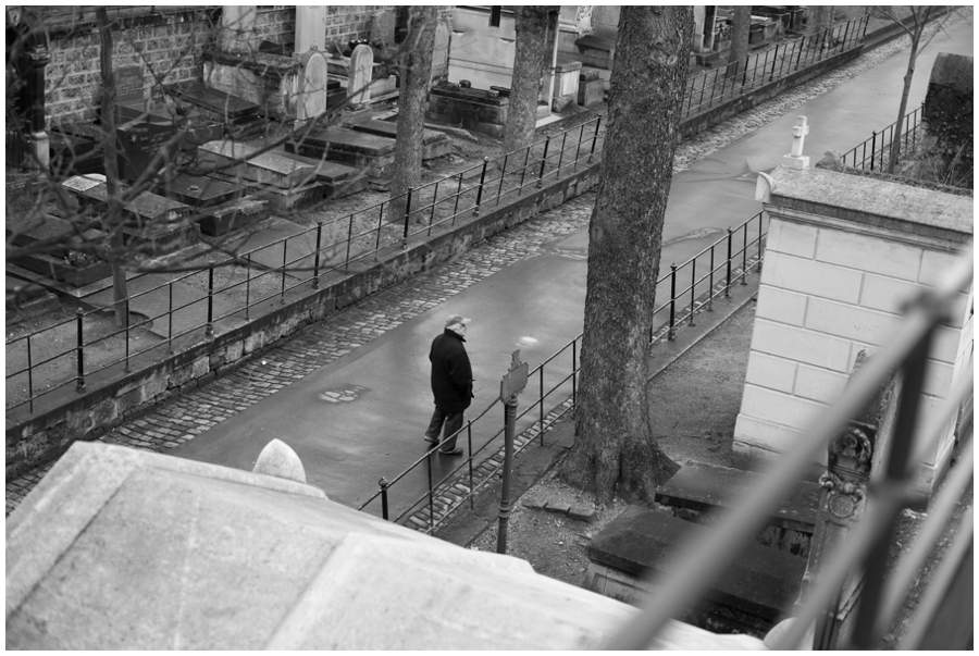 American Photographer in Paris - Montmartre Cemetery Paris France Image