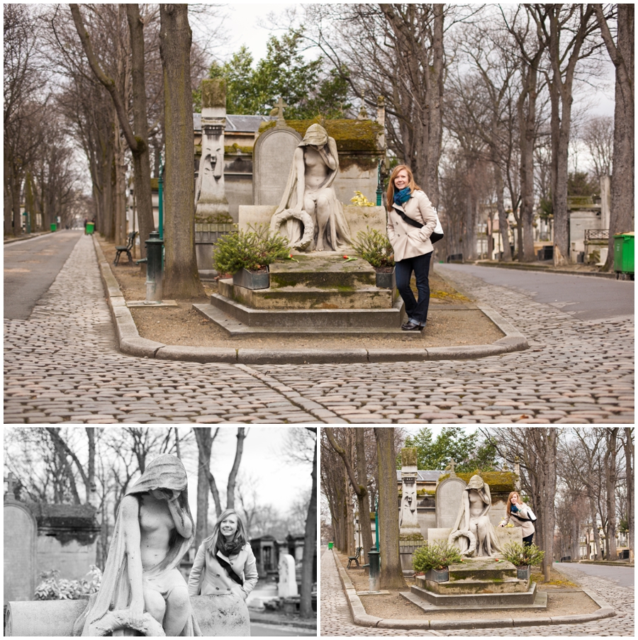 American Photographer in Paris - Montmartre Cemetery Paris France Image