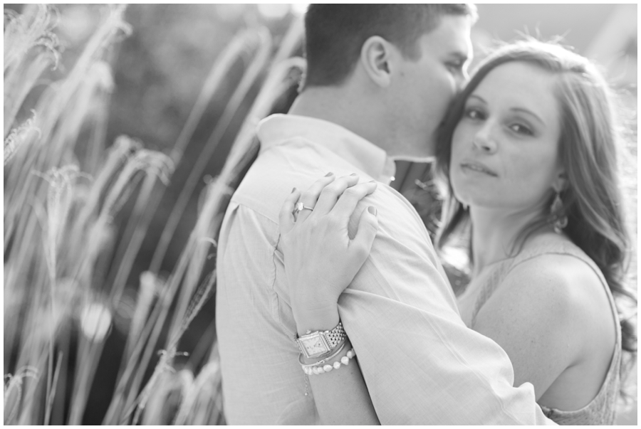 Ocean City Engagement Photograph - Coral Dress -lifestyle candid engagement photo