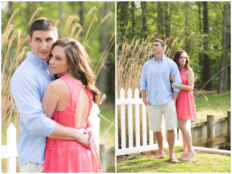 Ocean City Engagement Photograph - Coral Dress -lifestyle editorial engagement photograph