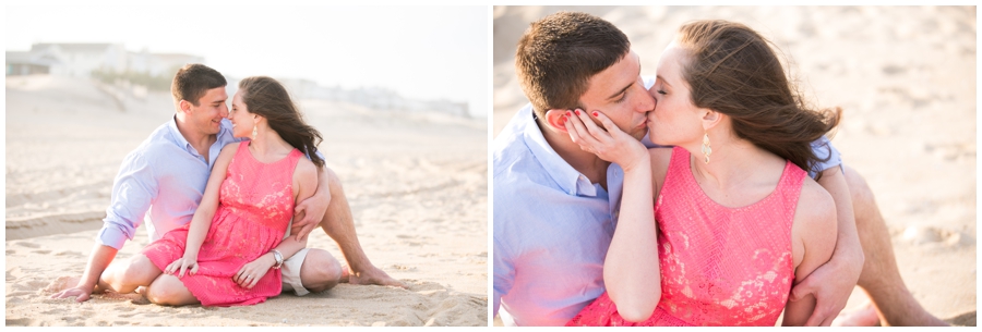 Ocean City Maryland Engagement Photographer - Beach lifestyle engagement photograph